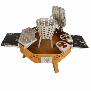 Rusted Braai Base & Accessories